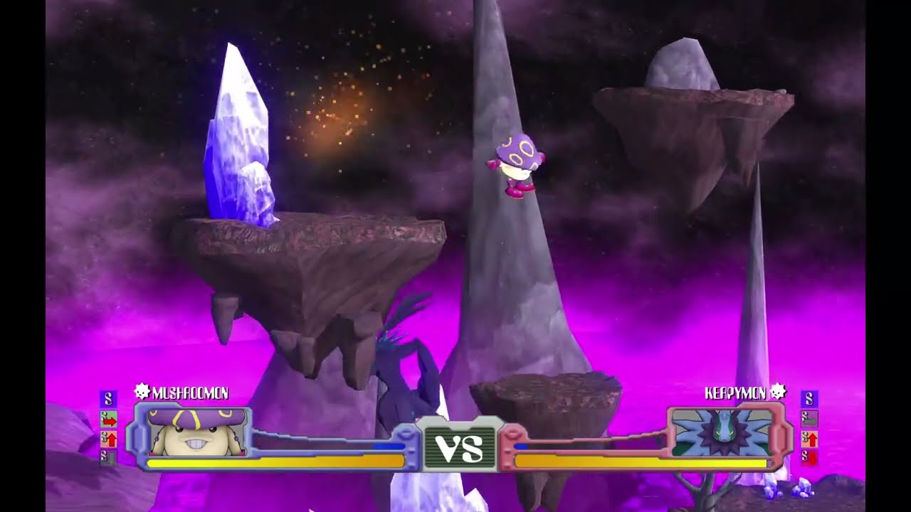 Digimon Rumble Arena Remake  Mushroomon Hard Mode Arcade run