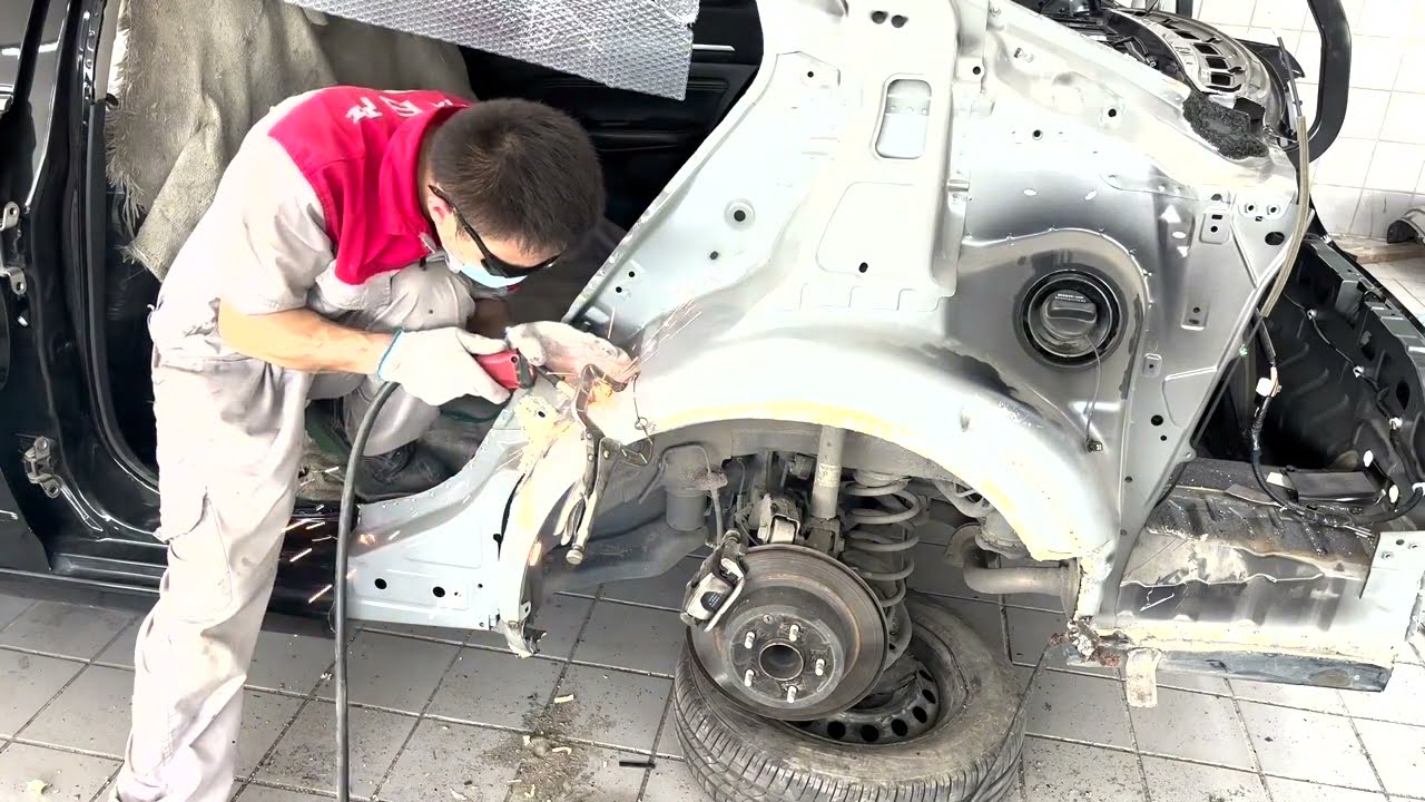 Резка и замена боковой панели Nissan Teana: совершенствование кузова автомобиля