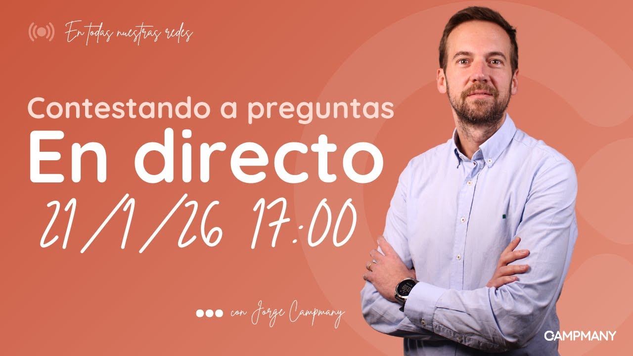 🔴 EN DIRECTO ¡Resuelve dudas laborales y de Seguridad Social con Jorge! 21/1/26 a las 17:00