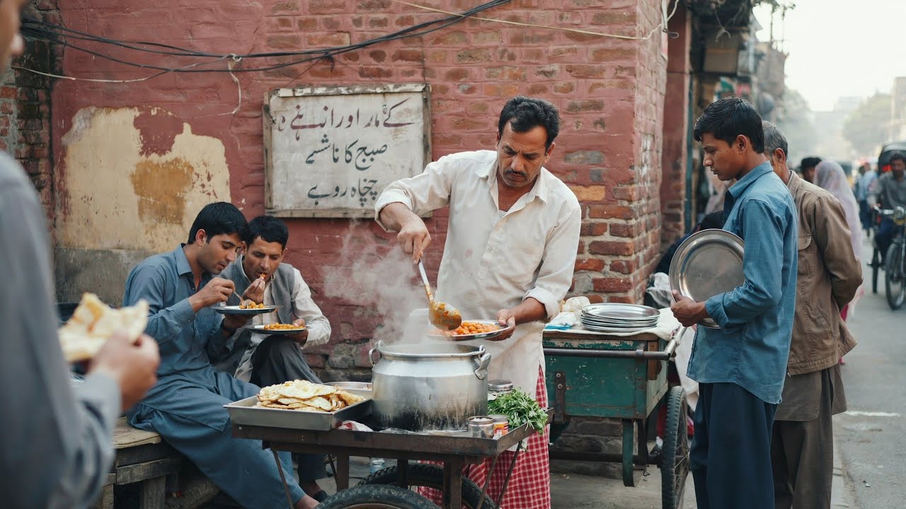 PAKISTAN'S ULTIMATE DESI BREAKFAST EXPERIENCE | REAL PAKISTANI FOOD AT STREET | STREET FOOD PAKISTAN