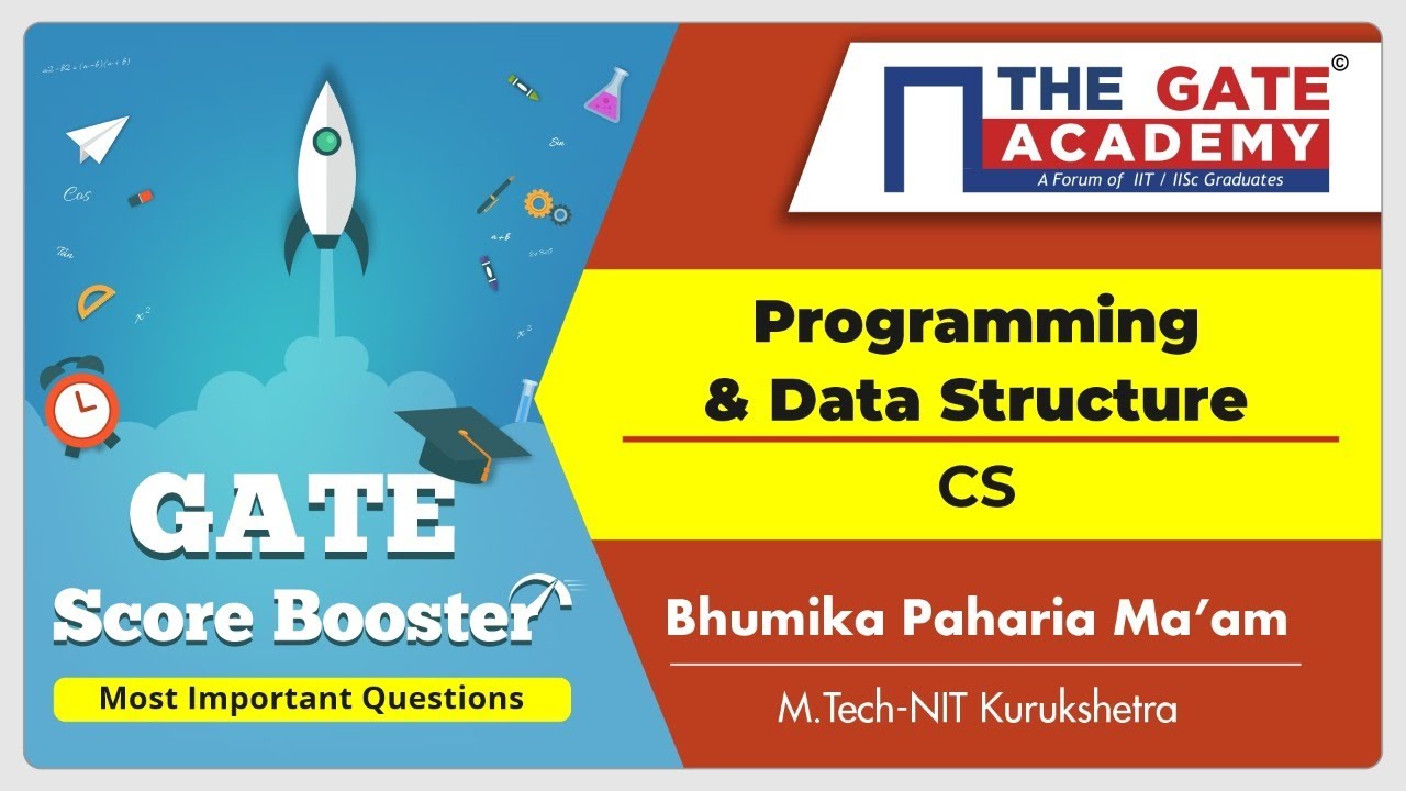 Programming and Data Structure (CS) - Most Important Questions for GATE 2020