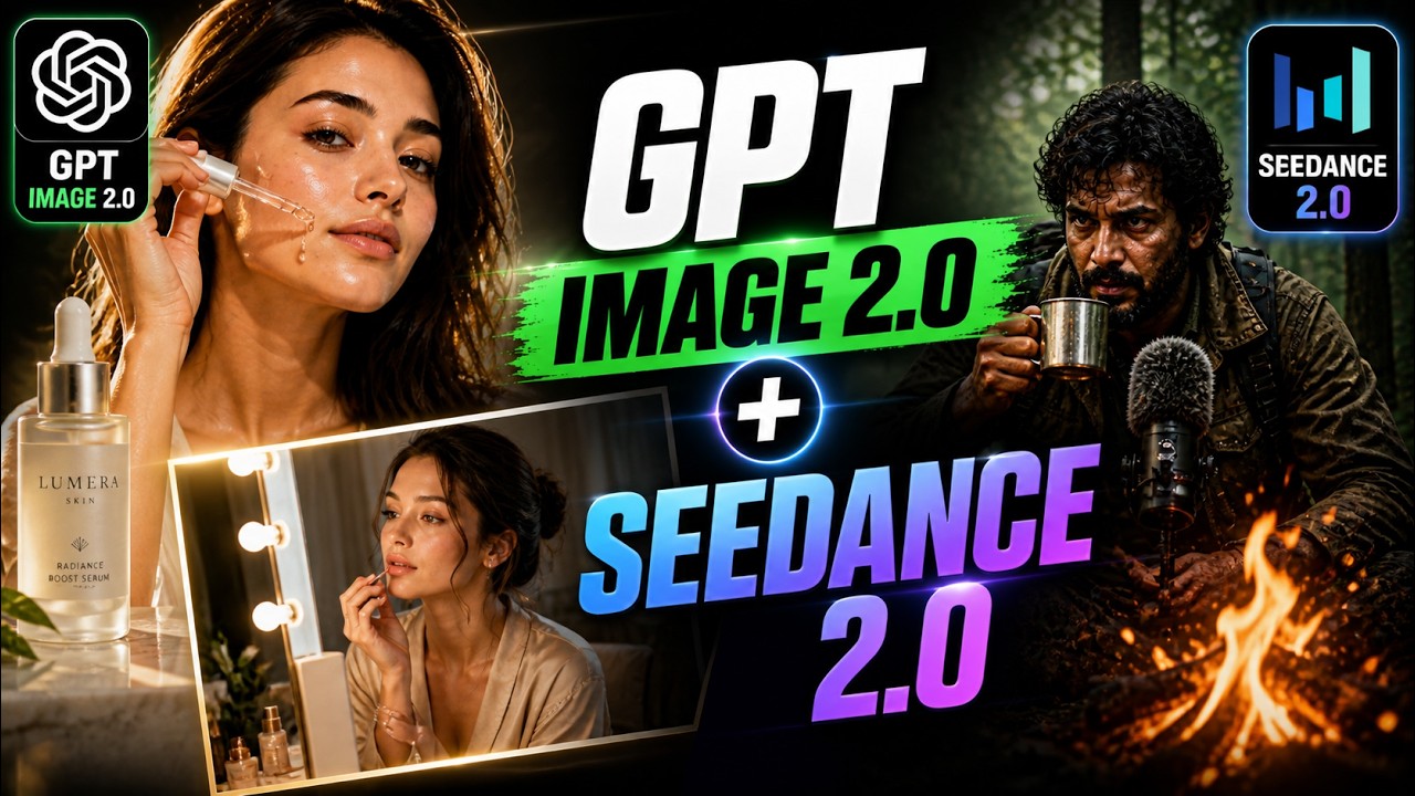Я объединил GPT Image 2 + Seedance 2.0 AI для преобразования изображений в видео &mdash; 8 вариантов ис...