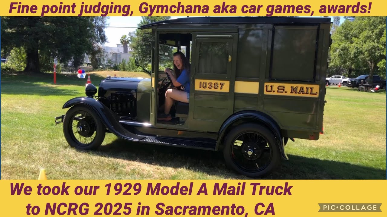 Can’t believe what happened! Took our 1929 Ford Model A Mail Truck, 2025 NCRG for Fine Point Judging