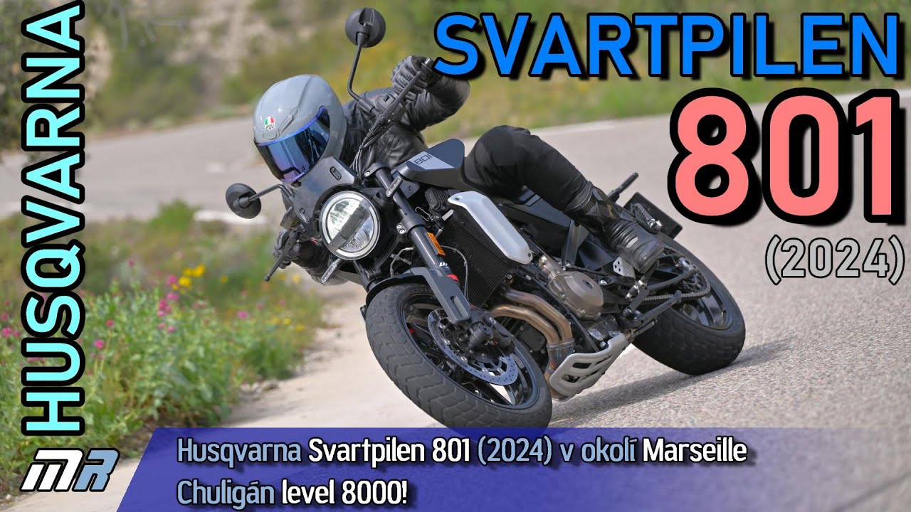 Husqvarna Svartpilen 801 (2024) v okolí Marseille - chuligán level 8000 - motoride.sk