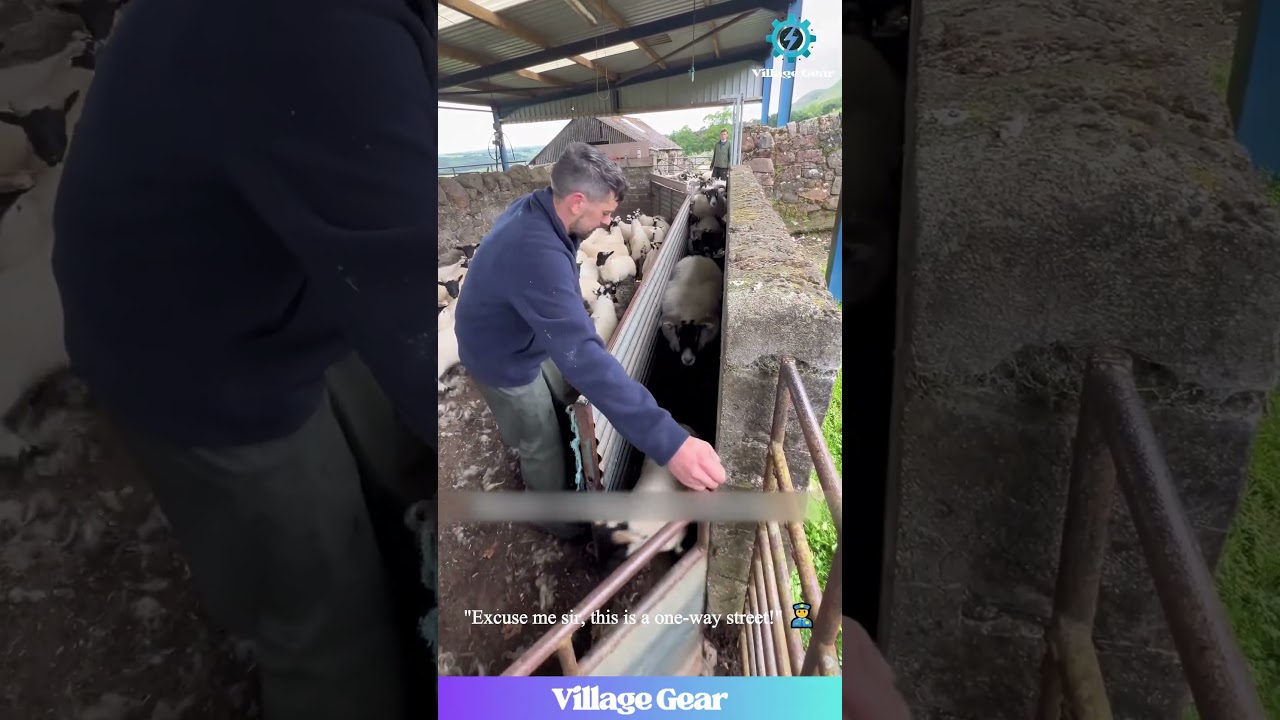 OMG, You Gotta See This GIANT Wave of Fluffy Sheep! 😂 My Brain is So Happy Watching This! 
