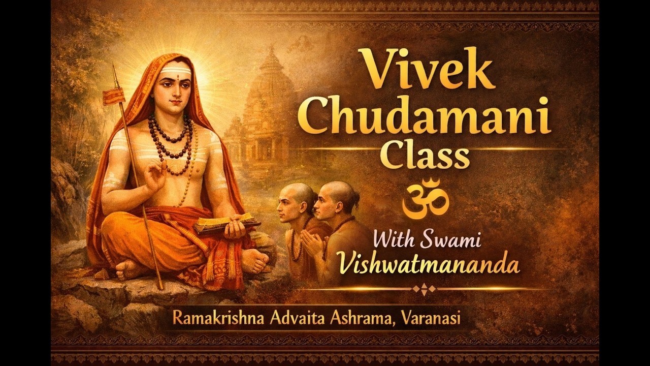 Vivek Chudamani 11 (APPA DEEPO BHAVO)- by Sw. Vishwatmananda, at RKAA, Varanasi
