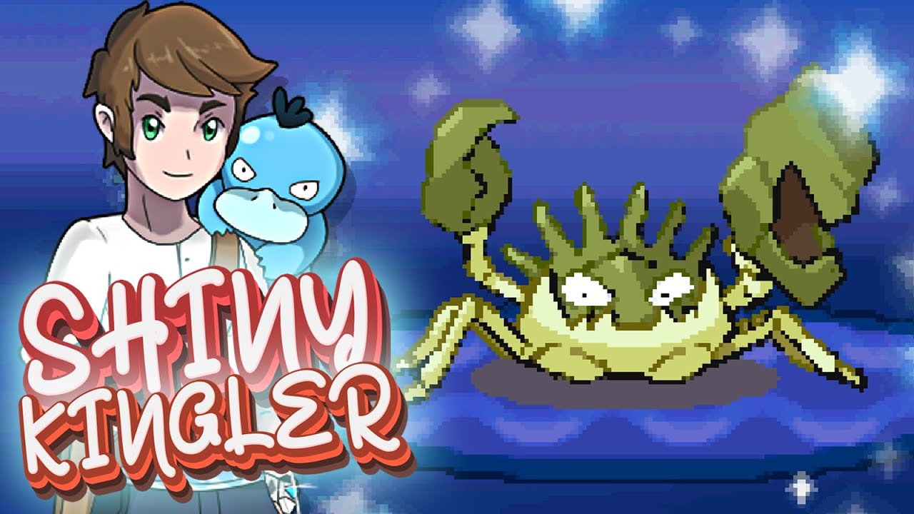 Live Shiny Kingler After 8,388 Fishing Encounters - Pokemon Soul Silver