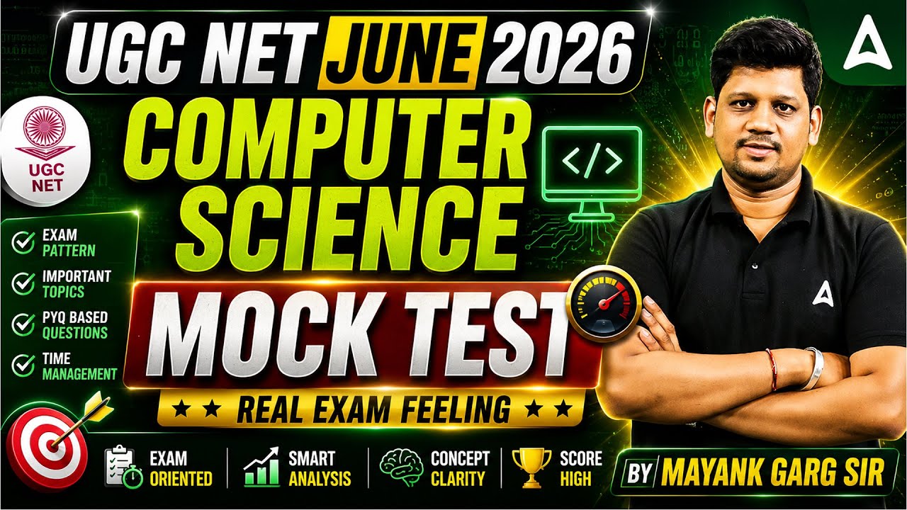 UGC NET Computer Science | UGC NET Computer Science All 10 Unit Mock Test By Mayank Sir