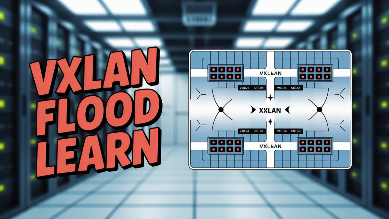How Does VXLAN Flood and Learn Work? Flood & Learn with Multicast Explained with Lab Simulation