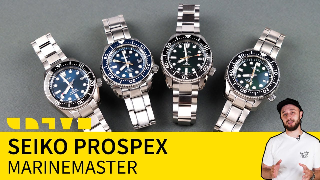 Самые герметичные дайверские часы Seiko Prospex Marinemaster