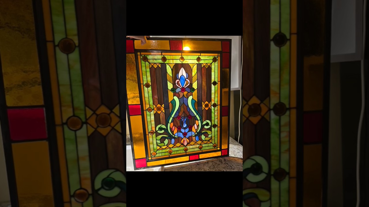Learning to make stained glass for my church home.