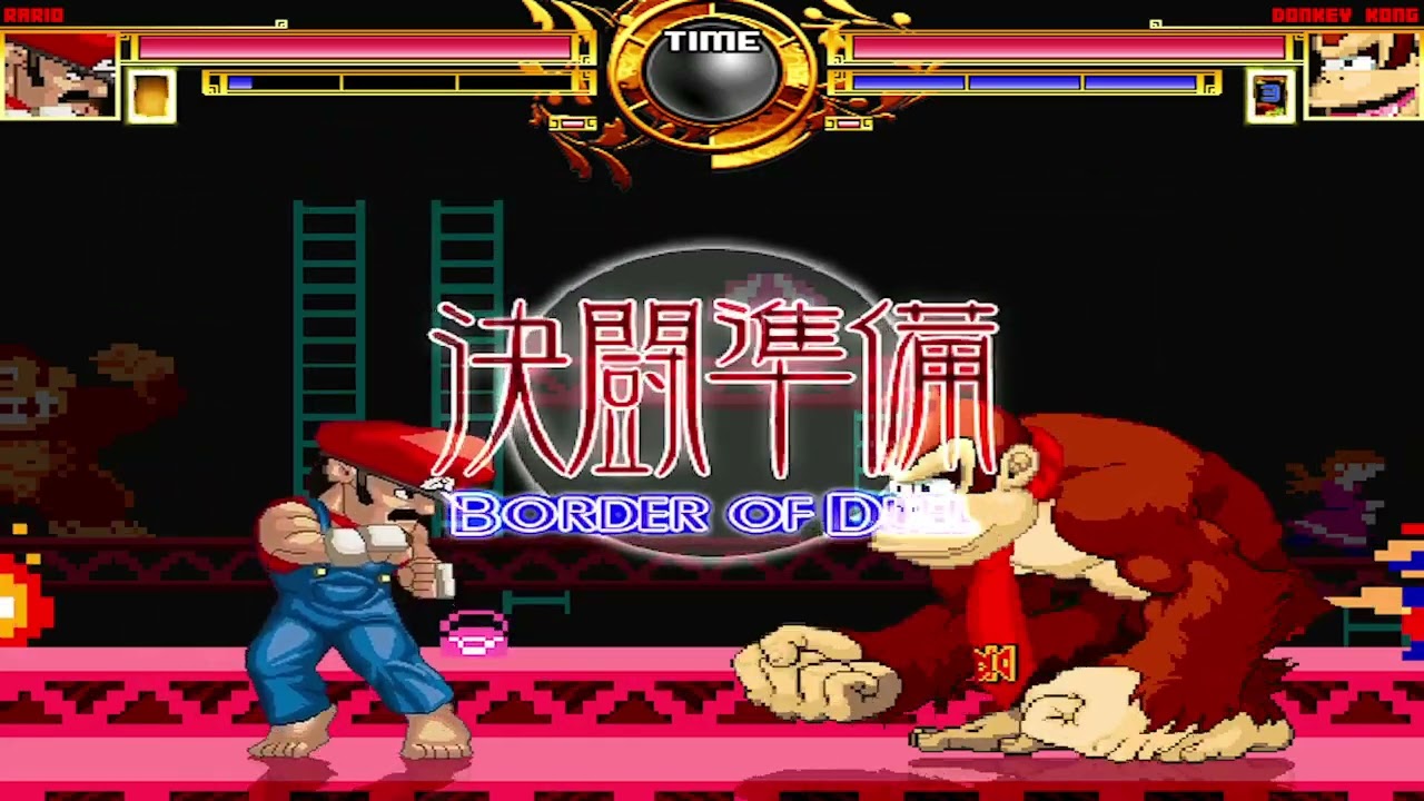 NICK54222 MUGEN: Rario VS Donkey Kong