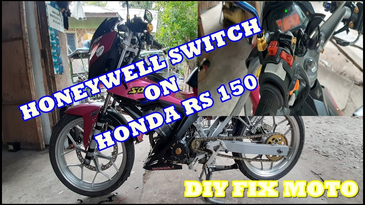 Honeywell switch installation on HONDA RS 150 (DIY)