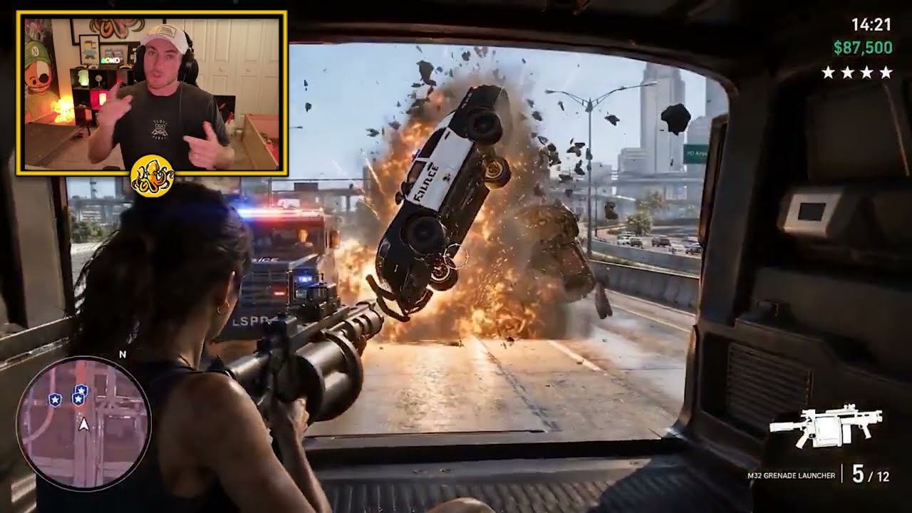 GTA 6 &mdash; новые кадры геймплея (2026)