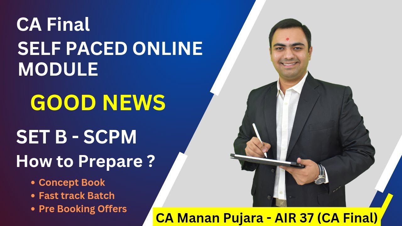 Let's Crack Self Paced Online Module & CA Final Paper 6 - IBS 😎| New Concept Book | Fast track Batch
