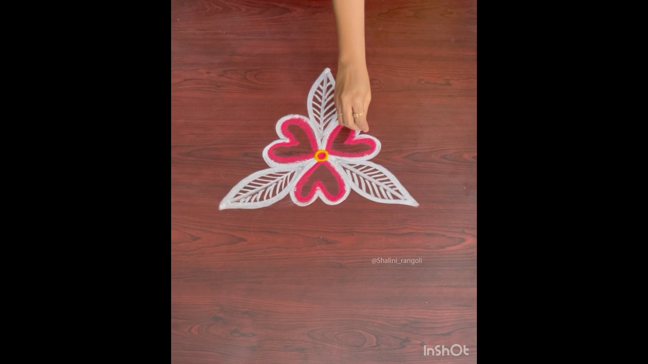 Small rangoli design 
