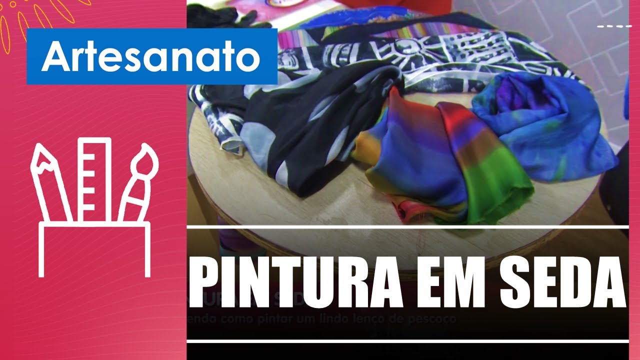 Faça uma linda pintura em seda com a artesã Denise Meneghello – 20/07/23