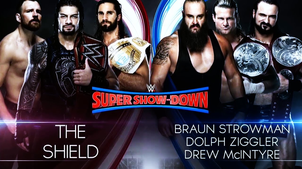 WWE Super ShowDown Promo 2018 - The Shield vs Braun Strowman, Dolph Ziggler & Drew McIntyre