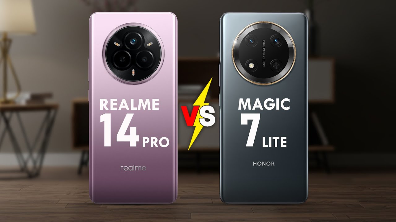 Realme 14 Pro 5G vs Honor Magic 7 Lite