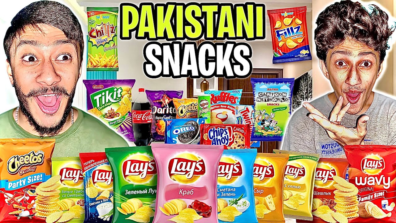 First Time Trying Pakistani Snacks! | DO ANARI