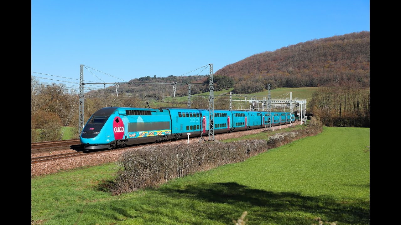 Défilé ferroviaire sur PLM Nord en Bourgogne