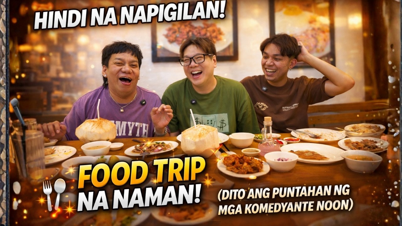 HINDI NA NAPIGILAN NI MC MUAH! FOOD TRIP NA NAMAN! (DITO ANG PUNTAHAN NG MGA KOMEDYANTE NOON)