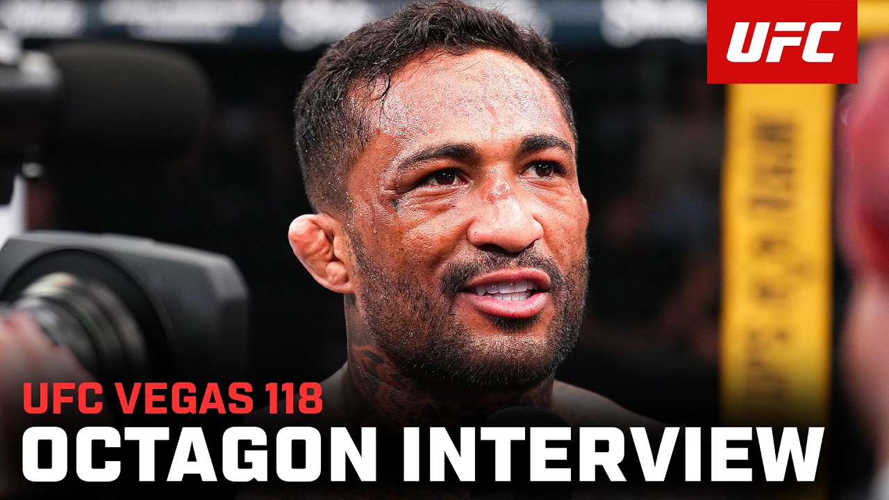 Интервью Джоандерсона Брито в октагоне | UFC Vegas 118