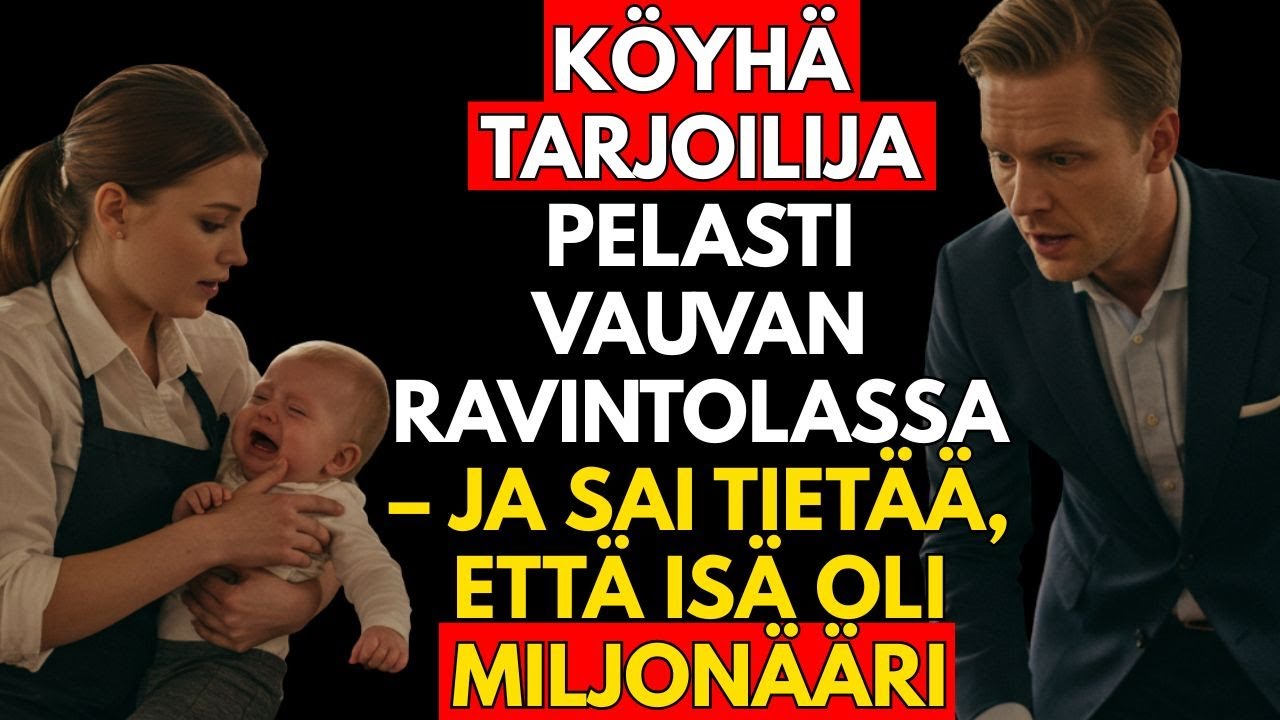Köyhä tarjoilija pelasti vauvan ravintolassa – ja sai tietää, että isä oli miljonääri