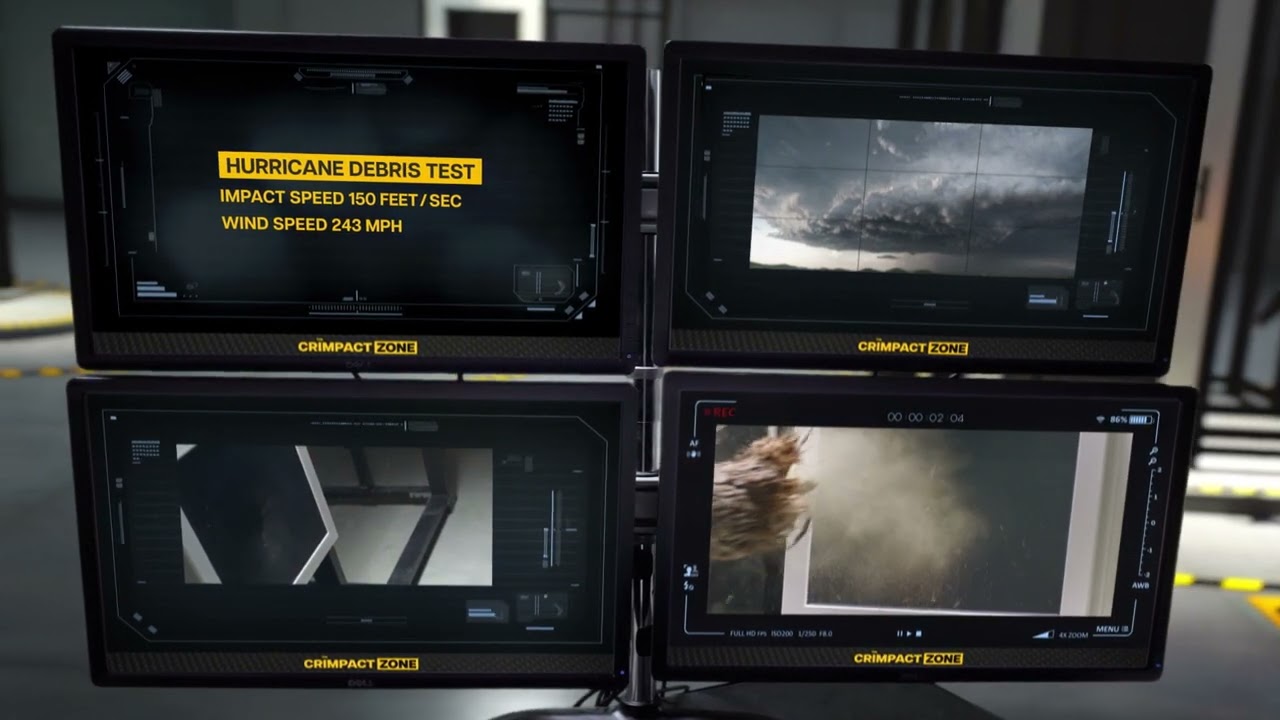 Crimsafe Security Screens For Windows & Doors - HURRICANE PROTECTION