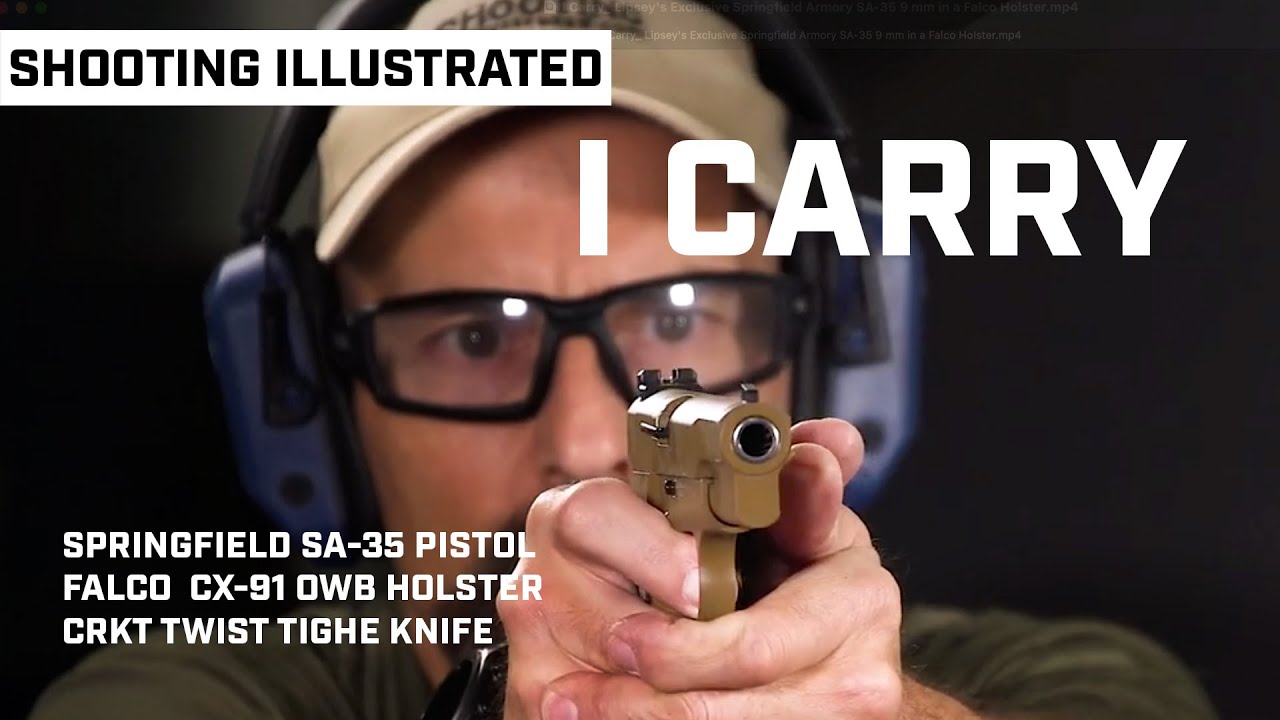 Я ношу: эксклюзивный пистолет Lipsey's Springfield Armory SA-35 калибра 9 мм в кобуре Falco.