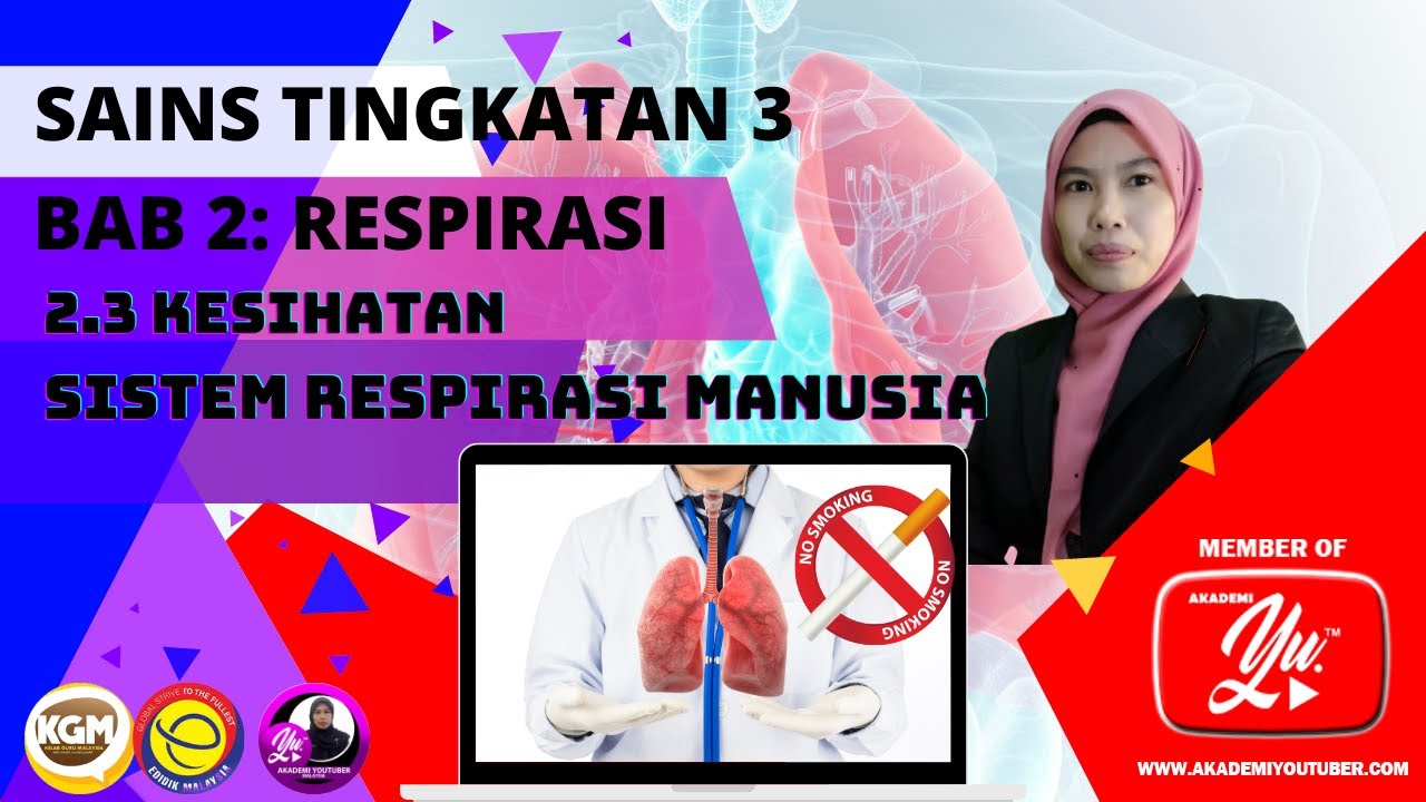 SAINS TING 3: Bab 2:Respirasi. 2.3:Kesihatan Sistem respirasi manusia