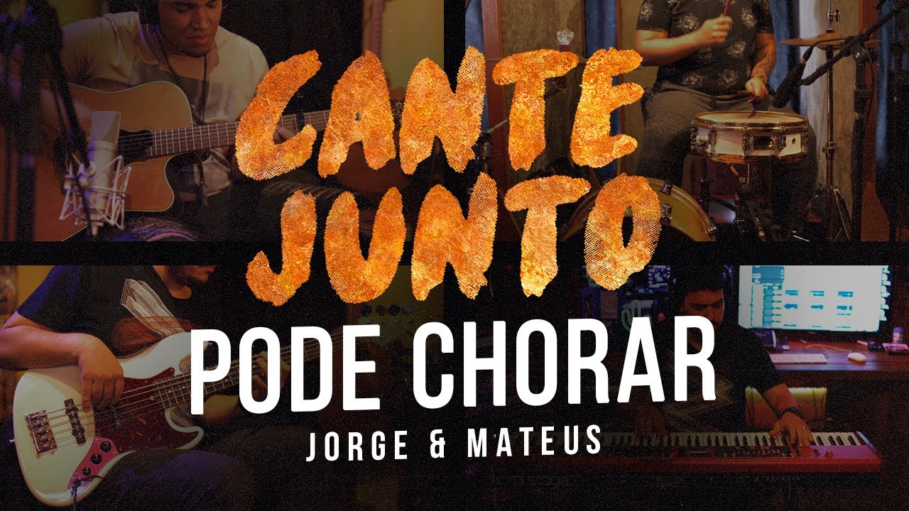 Karaokê Pode Chorar - Jorge & Mateus (Cante Junto)