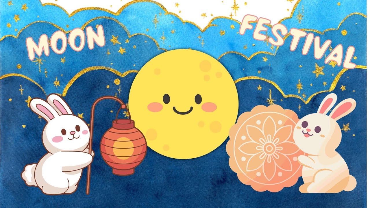 The Moon is Round | Kids Song | Moon Festival Song for Children #moonfestival #midautumnfestival