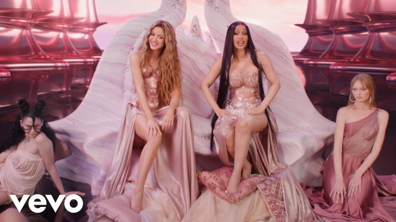 Shakira, Cardi B - Punter&iacute;a (Letra / Lyrics) 1 Hour