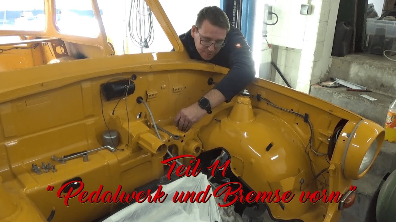 Projekt Neuhardenberg Teil 11 - Pedalwerk und Bremse vorn
