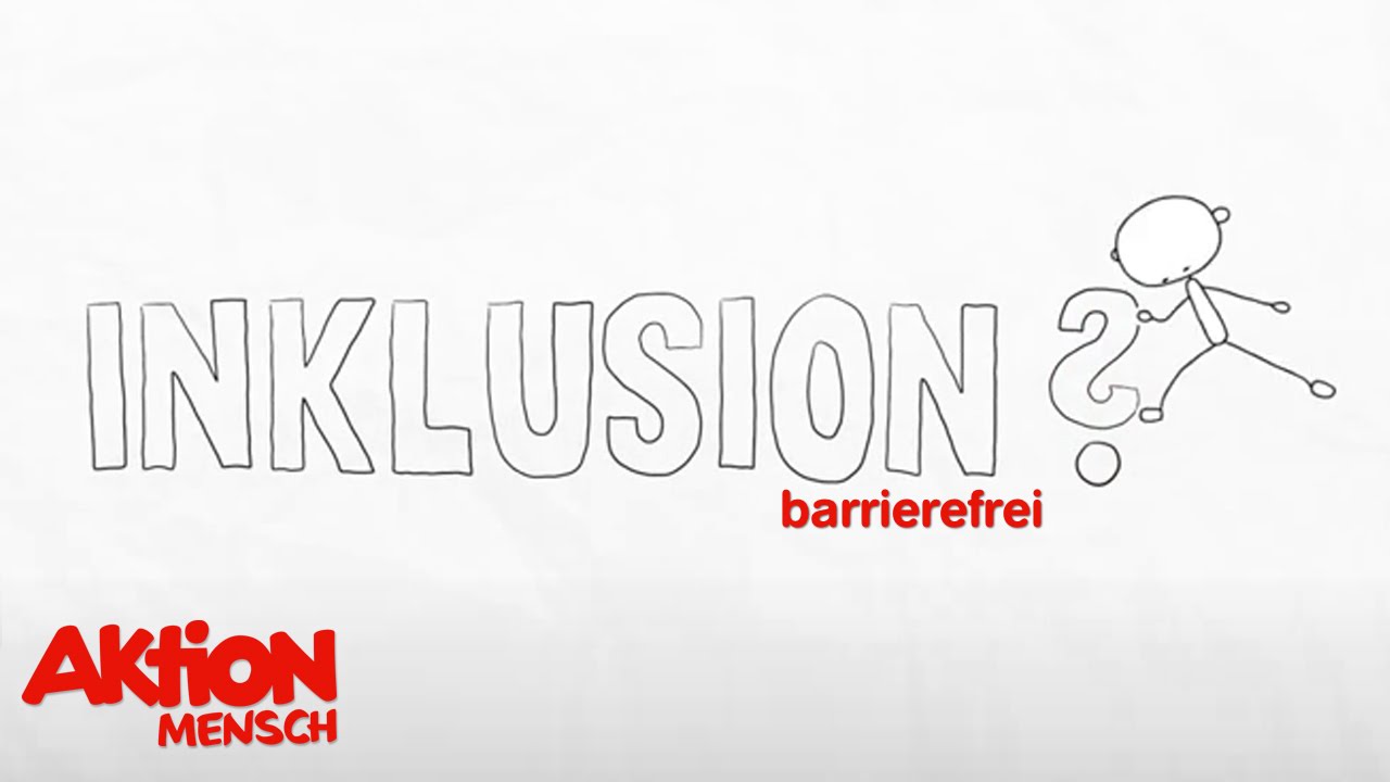 Was ist Inklusion? (in 80 Sekunden erkl&auml;rt) (Audiodeskription)