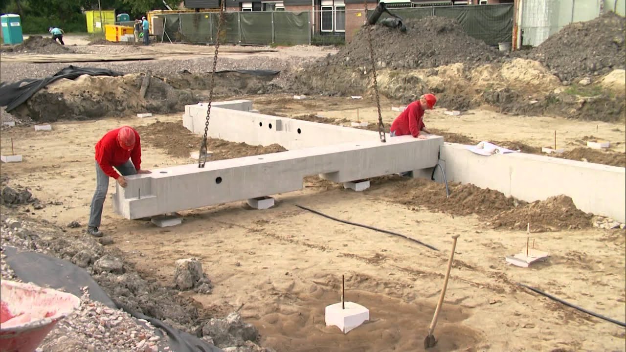 Prefab funderingsbalken - Vroom Funderingstechnieken