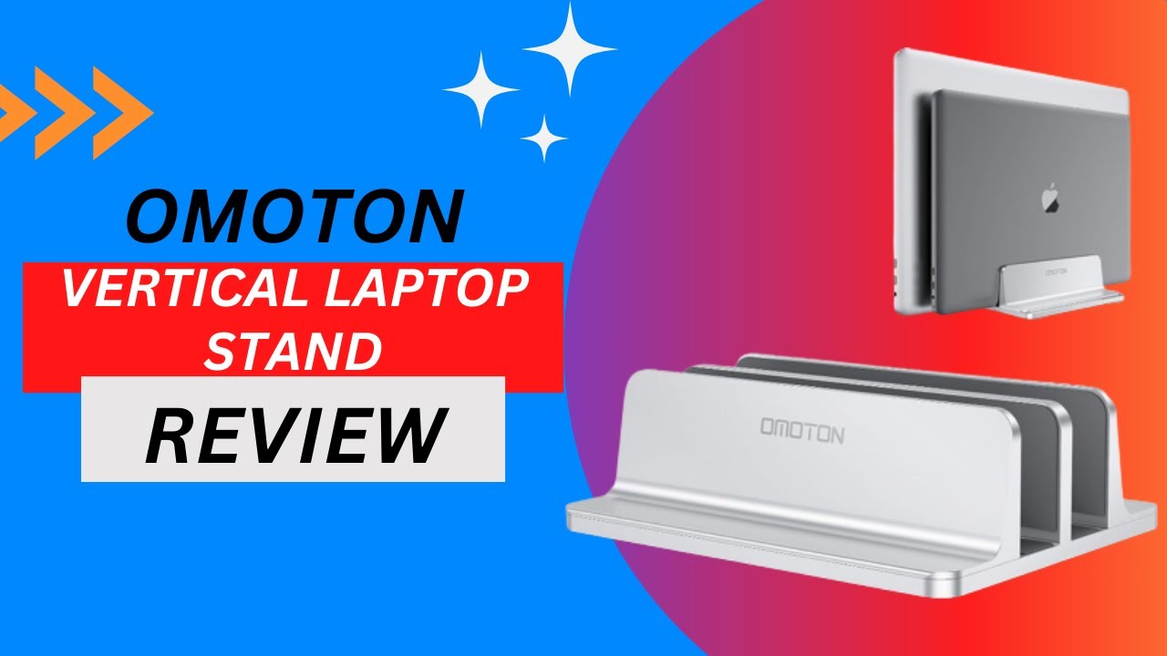 OMOTON [Updated Dock Version] Vertical Laptop Stand, Double Desktop Stand Holder Review