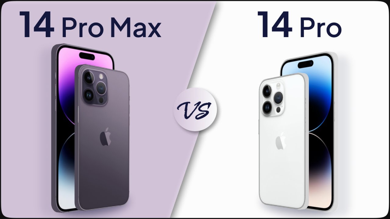 iPhone 14 Pro Max vs iPhone 14 Pro Comparison | Mobile Nerd