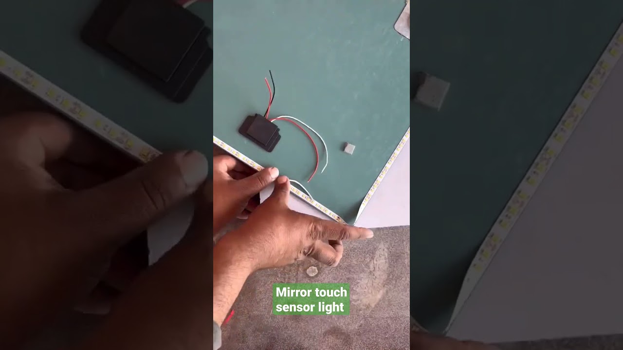 Mirror touch sensor light |Mirror light|Mirror backlight|mirror led #mirrorwork #mirror #mirrordecor
