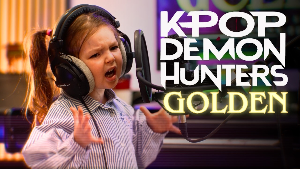 🌟4 Year Old Sings &ldquo;Golden&rdquo; (KPop Demon Hunters) | Angelica Nero Official Cover