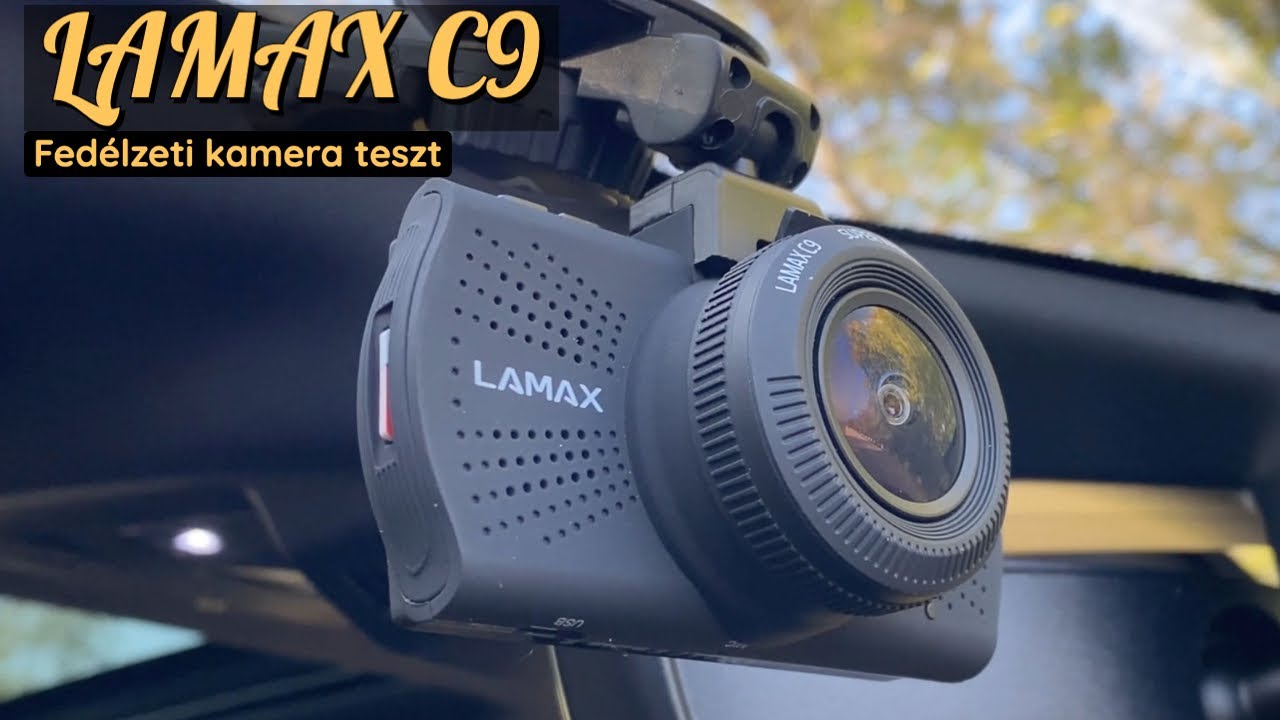 LAMAX C9 menetrögzítő kamera teszt