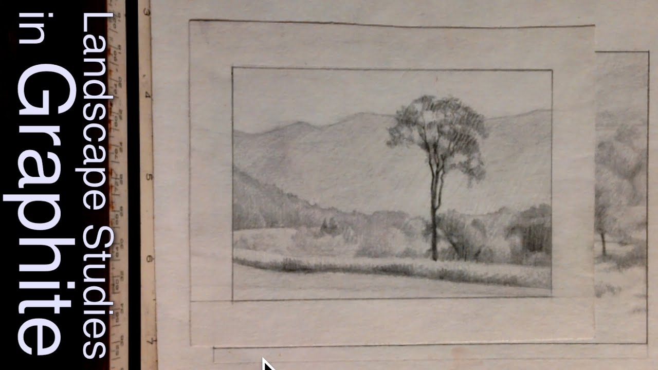 Landscape Studies in Graphite -332