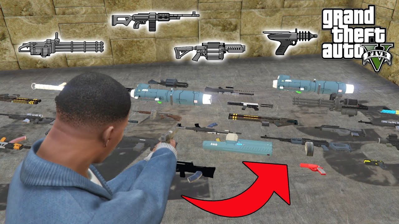GTA 5 - How To Unlock Secret Weapons! (PS3,PS4,PS5,PC,XBOX)