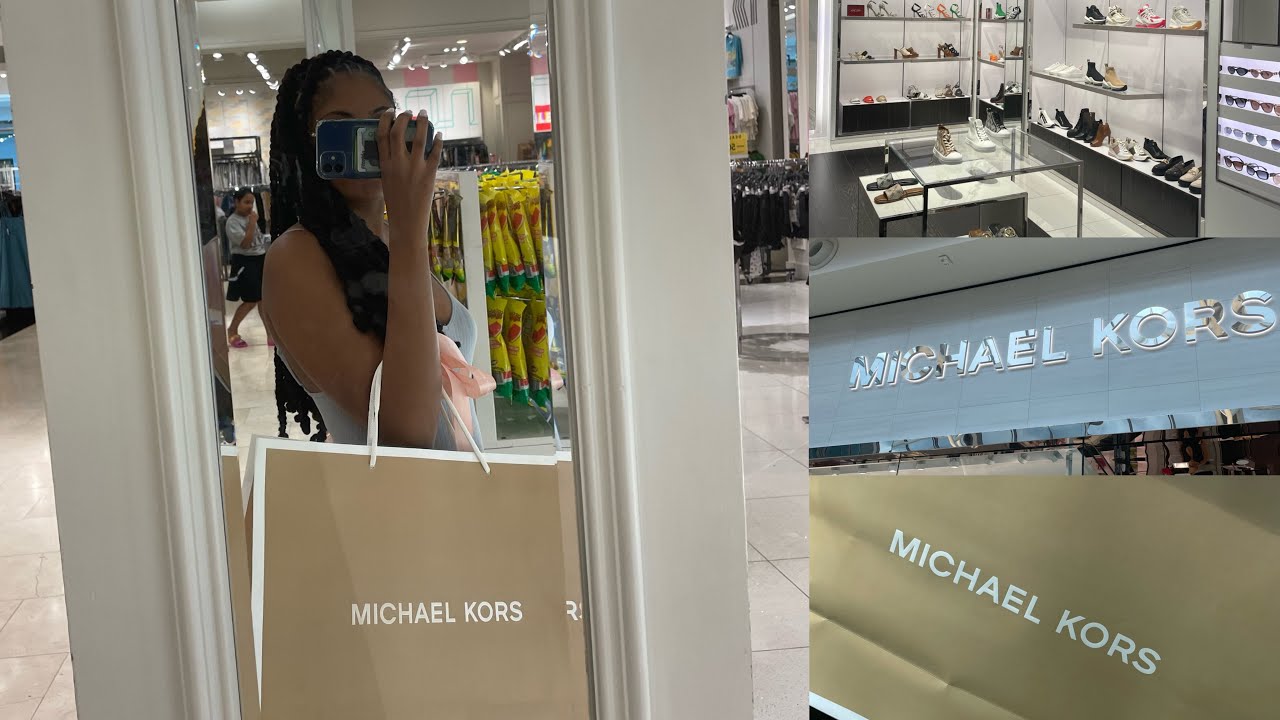 I BOUGHT MY FIRST MICHAEL KORS BAG!! 👜💅 | MARILYN MEDIUM SAFFIANO LEATHER TOTE BAG