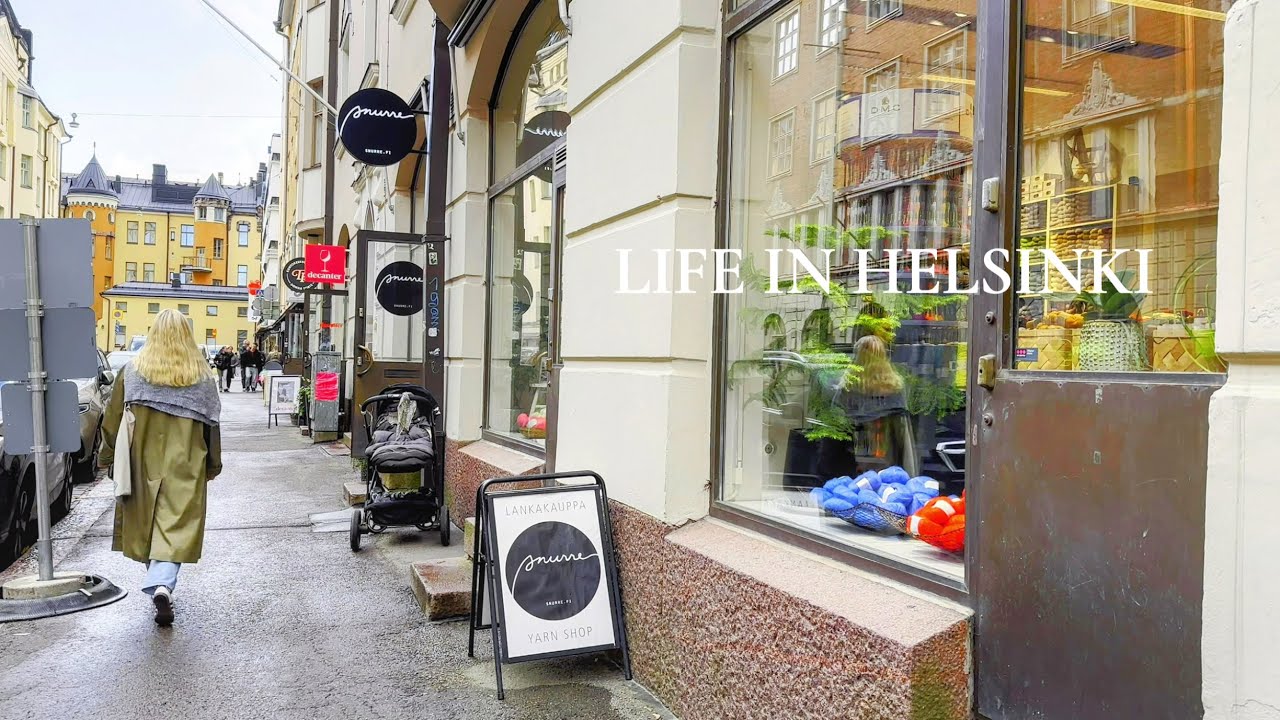 Влог Хельсинки: вязание, Iittala Arabia, книжное кафе, рынок сельди | Осень