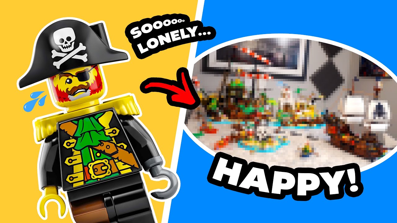 Я построил самый настоящий 🏴‍☠️🏝️рай LEGO PIRATE! #челлендж