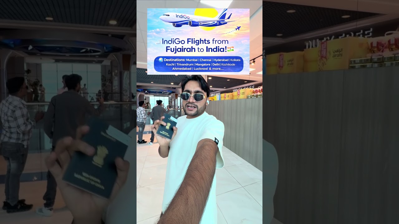 Indigo airlines update from Dubai