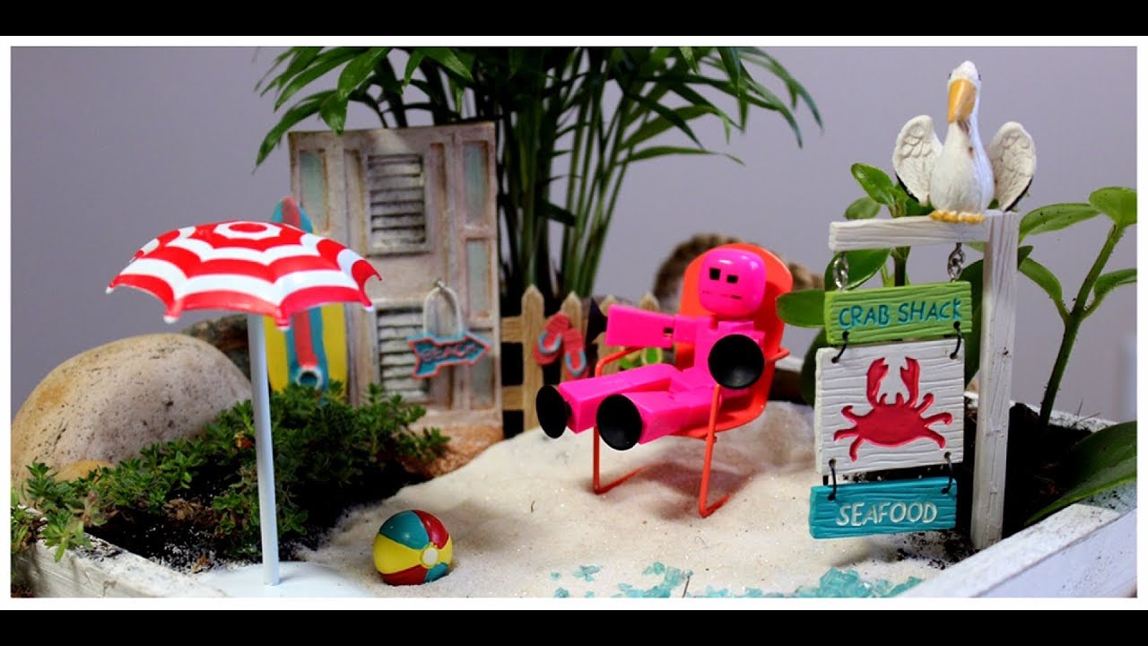 How to make a Beach Fairy Garden