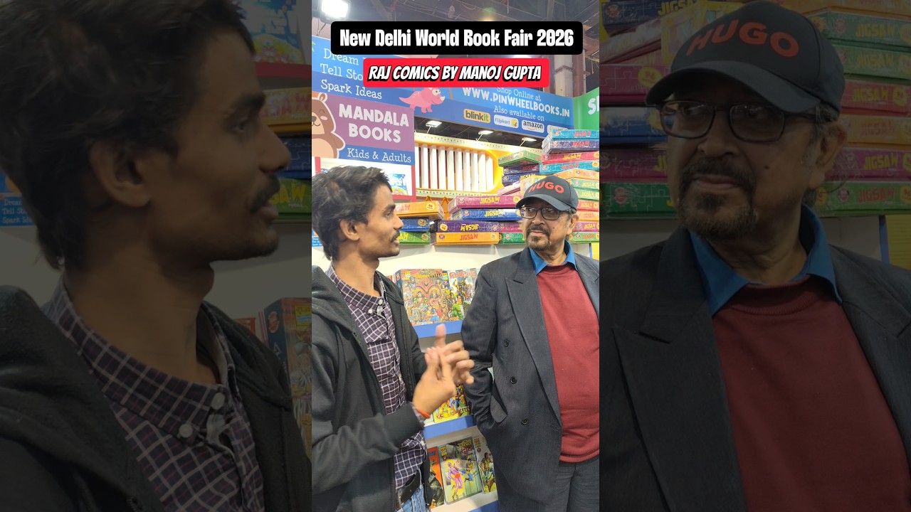 New Delhi World Book Fair 2026 @RajComics #books #comics #artist #bookfair #rajcomics #ndwbf2026
